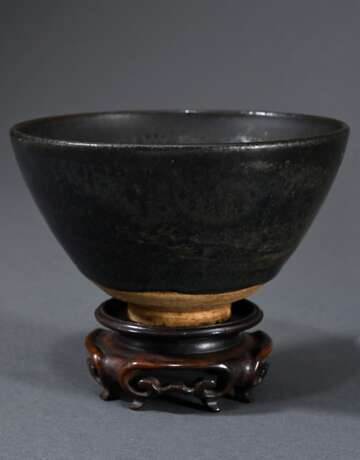 Teeschale aus bräunlichem Steinzeugscherben mit ma… - Foto 1 Teeschale aus bräunlichem Steinzeugscherben mit ma… - Foto 1