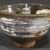 Korean-style tea bowl ‘Chawan’, hard, heavy, dark … - фото 1