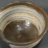 Korean-style tea bowl ‘Chawan’, hard, heavy, dark … - фото 4