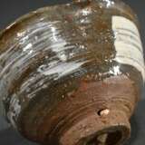 Korean-style tea bowl ‘Chawan’, hard, heavy, dark … - фото 5