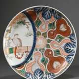 Large Arita plate in Kutani style with unusual pat… - фото 1