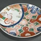 Large Arita plate in Kutani style with unusual pat… - фото 2