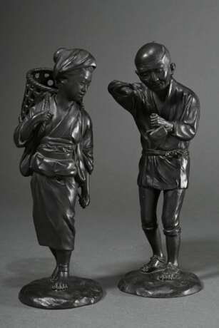 Pair of bronze figures, ‘Farmer with Pipe’ and ‘Co… - фото 1 Pair of bronze figures, ‘Farmer with Pipe’ and ‘Co… - фото 1