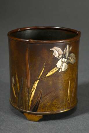 Fine Nogawa brush cup in cylindrical shape on thre… - фото 1 Fine Nogawa brush cup in cylindrical shape on thre… - фото 1