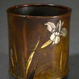 Fine Nogawa brush cup in cylindrical shape on thre… - фото 1