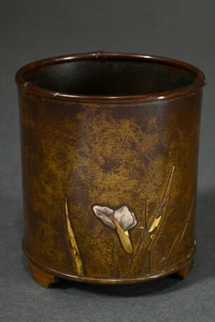 Fine Nogawa brush cup in cylindrical shape on thre… - фото 2 Fine Nogawa brush cup in cylindrical shape on thre… - фото 2