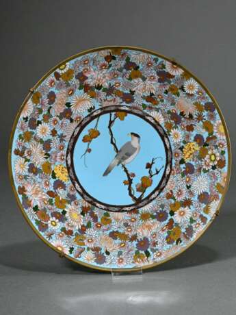 Fine Japanese cloisonné plate with detailed decora… - фото 1 Fine Japanese cloisonné plate with detailed decora… - фото 1