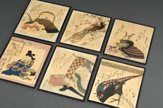 6 Various Japanese colour woodblock prints in Suri… - photo 1 6 Various Japanese colour woodblock prints in Suri… - photo 1