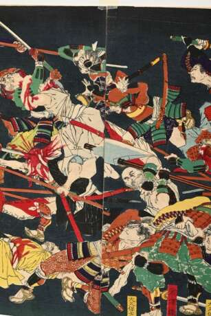 3 Kunisada (1786-1865) ‘Iga Adauchi no zu - Retrib… - photo 6 3 Kunisada (1786-1865) ‘Iga Adauchi no zu - Retrib… - photo 6