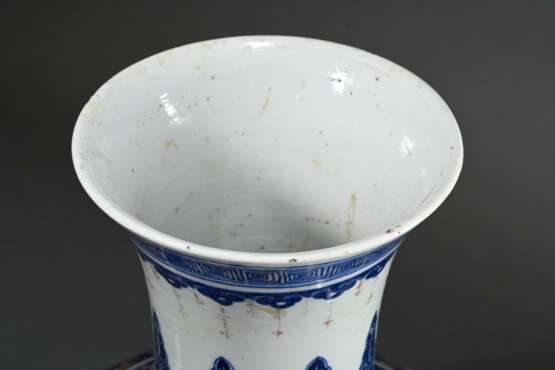 Chinese porcelain floor vase in baluster shape wit… - photo 2