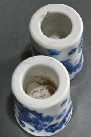 Pair of knobs from a scroll with underglaze blue d… - фото 4 Pair of knobs from a scroll with underglaze blue d… - фото 4