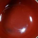 Large bowl with Sang de Boeuf glaze, base with 6-c… - photo 2