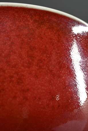 Large bowl with Sang de Boeuf glaze, base with 6-c… - photo 4 Large bowl with Sang de Boeuf glaze, base with 6-c… - photo 4