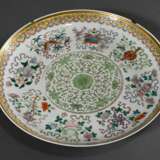 Large porcelain bowl with eight Buddhist symbol ca… - photo 2