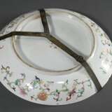 Large porcelain bowl with eight Buddhist symbol ca… - photo 3