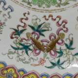 Large porcelain bowl with eight Buddhist symbol ca… - photo 6