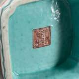 Chinese porcelain footed bowl in square shape with… - photo 5