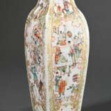 Chinese porcelain baluster vase in an angular, elo… - photo 1