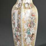 Chinese porcelain baluster vase in an angular, elo… - photo 2