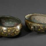 2 museum-quality bronze eartrays in the Han style … - photo 3
