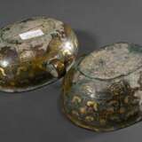 2 museum-quality bronze eartrays in the Han style … - photo 5