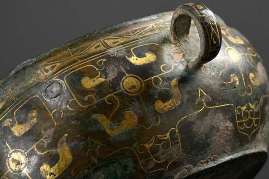 2 museum-quality bronze eartrays in the Han style … - photo 6 2 museum-quality bronze eartrays in the Han style … - photo 6