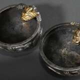 2 Fine cups in Tang style with sculpted mythical c… - photo 5