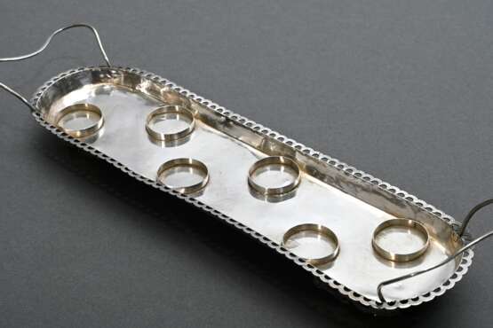 Small tray with 6 shot glasses and removable plast… - photo 4 Small tray with 6 shot glasses and removable plast… - photo 4