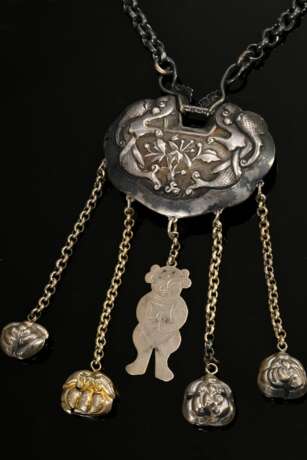 Chinese amulet necklace with double-walled pendant… - photo 4 Chinese amulet necklace with double-walled pendant… - photo 4