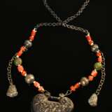 Chinese amulet necklace with double-walled pendant… - photo 2