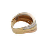 Tricolor Ring mit Brillanten - Foto 3