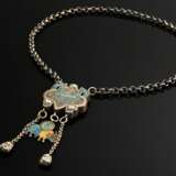 Chinese amulet necklace with double-walled pendant… - photo 1
