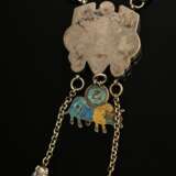 Chinese amulet necklace with double-walled pendant… - photo 3