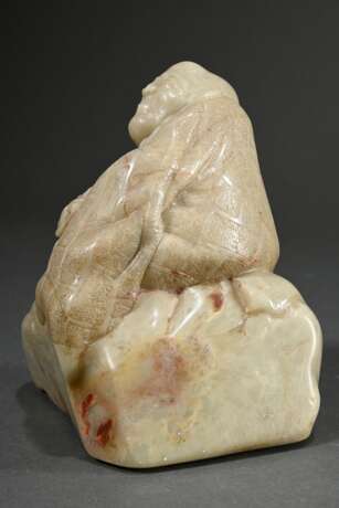 Soapstone figure ‘Seated Luohan in kasaya with you… - photo 5 Soapstone figure ‘Seated Luohan in kasaya with you… - photo 5