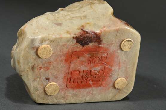 Soapstone figure ‘Seated Luohan in kasaya with you… - photo 6 Soapstone figure ‘Seated Luohan in kasaya with you… - photo 6