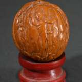 9 Various Chinese carvings: 6 fruit pits ‘Erotic M… - фото 3