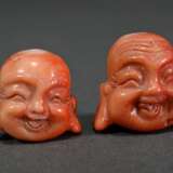 9 Various Chinese carvings: 6 fruit pits ‘Erotic M… - фото 6