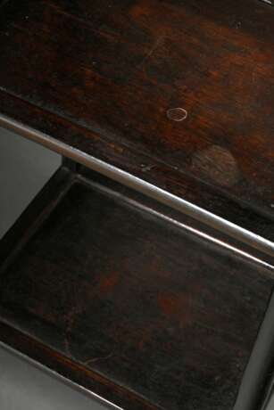 Square blackwood stand with finely carved frame an… - фото 4 Square blackwood stand with finely carved frame an… - фото 4