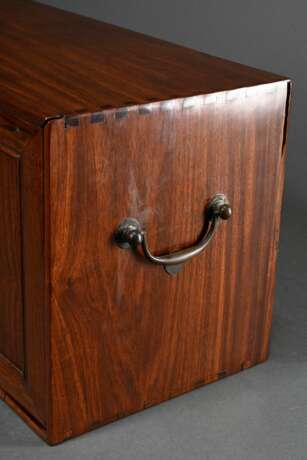 Chinesischer Bücher Transportkasten aus Honghuali … - Foto 3