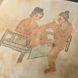 2 Various scrolls with ‘erotic motifs’, gouache on… - photo 5