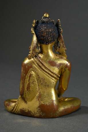 ‘Seated Buddha in Bhumisparsha Mudra’, fire-gilded… - photo 2 ‘Seated Buddha in Bhumisparsha Mudra’, fire-gilded… - photo 2