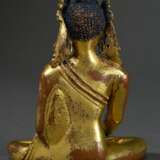 ‘Seated Buddha in Bhumisparsha Mudra’, fire-gilded… - photo 2