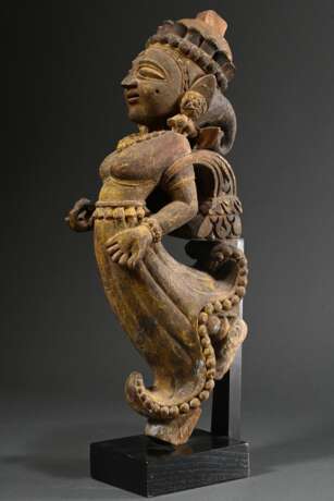 Indische Holz Figur "Weibliche Gottheit Parvati" (… - Foto 1