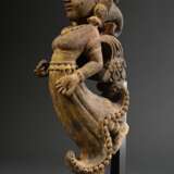 Indische Holz Figur "Weibliche Gottheit Parvati" (… - Foto 1