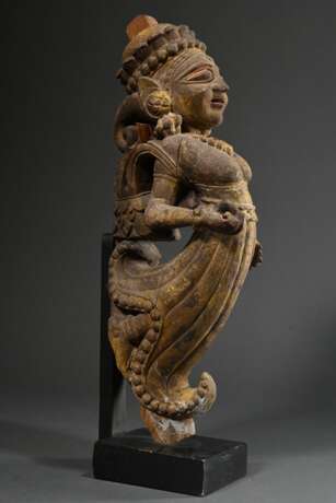 Indische Holz Figur "Weibliche Gottheit Parvati" (… - Foto 2