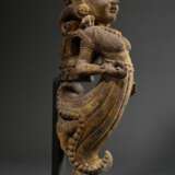 Indische Holz Figur "Weibliche Gottheit Parvati" (… - Foto 2