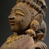 Indische Holz Figur "Weibliche Gottheit Parvati" (… - Foto 3