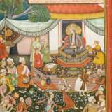 Miniaturmalerei im Mogul Stil "Fest am Hof des Sha… - Foto 1