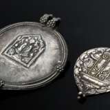 2 Diverse indische tropfenförmige und runde Amulet… - Foto 1