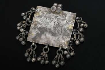 Archaic Indian fertility amulet made of a rectangu…